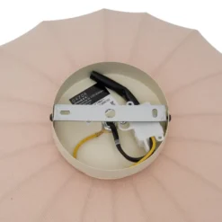 Qazqa plafondlamp bida beige e27