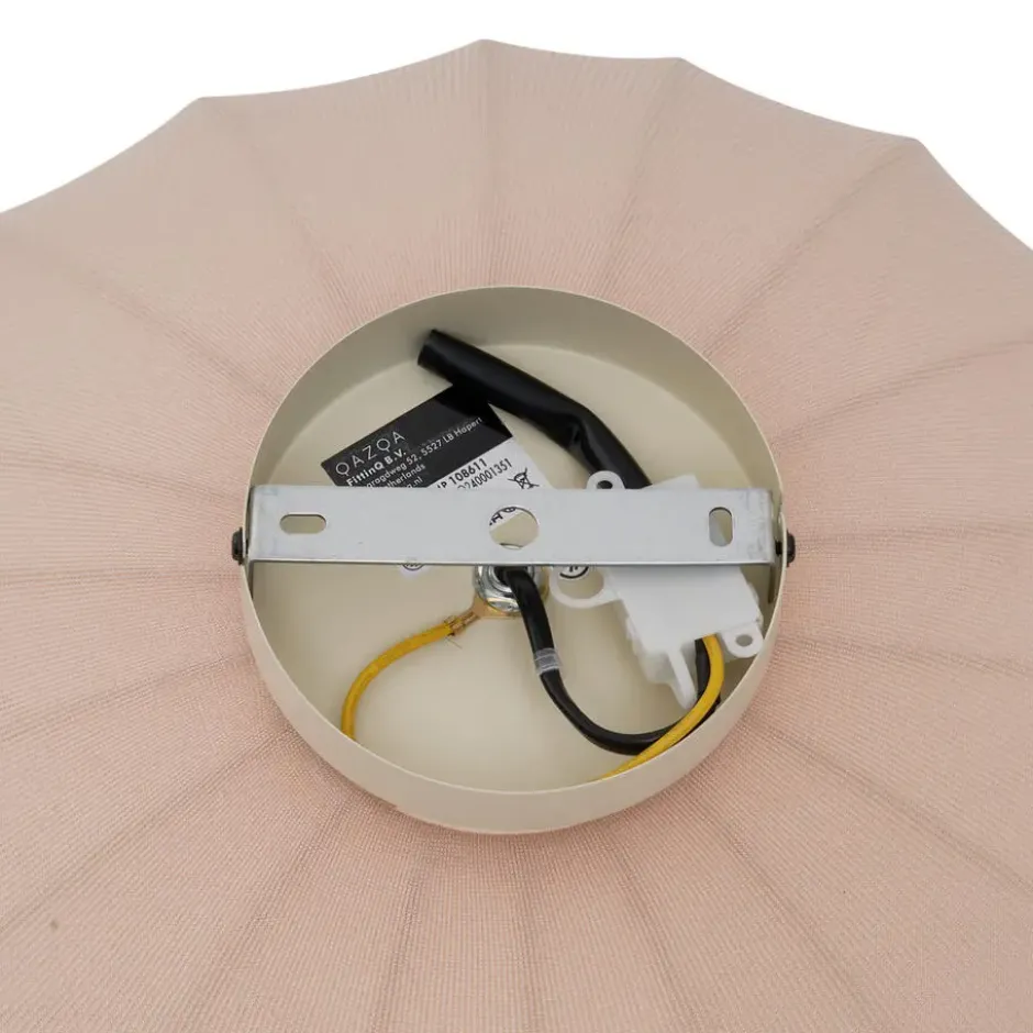 Qazqa plafondlamp bida beige e27