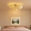 Qazqa plafondlamp bida beige e27