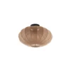 Qazqa plafondlamp bida bruin e27