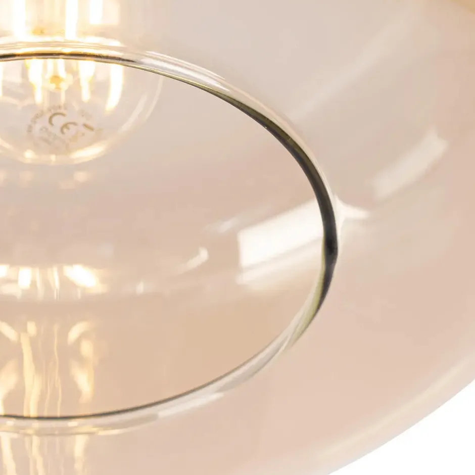 Qazqa plafondlamp bizle beige e27