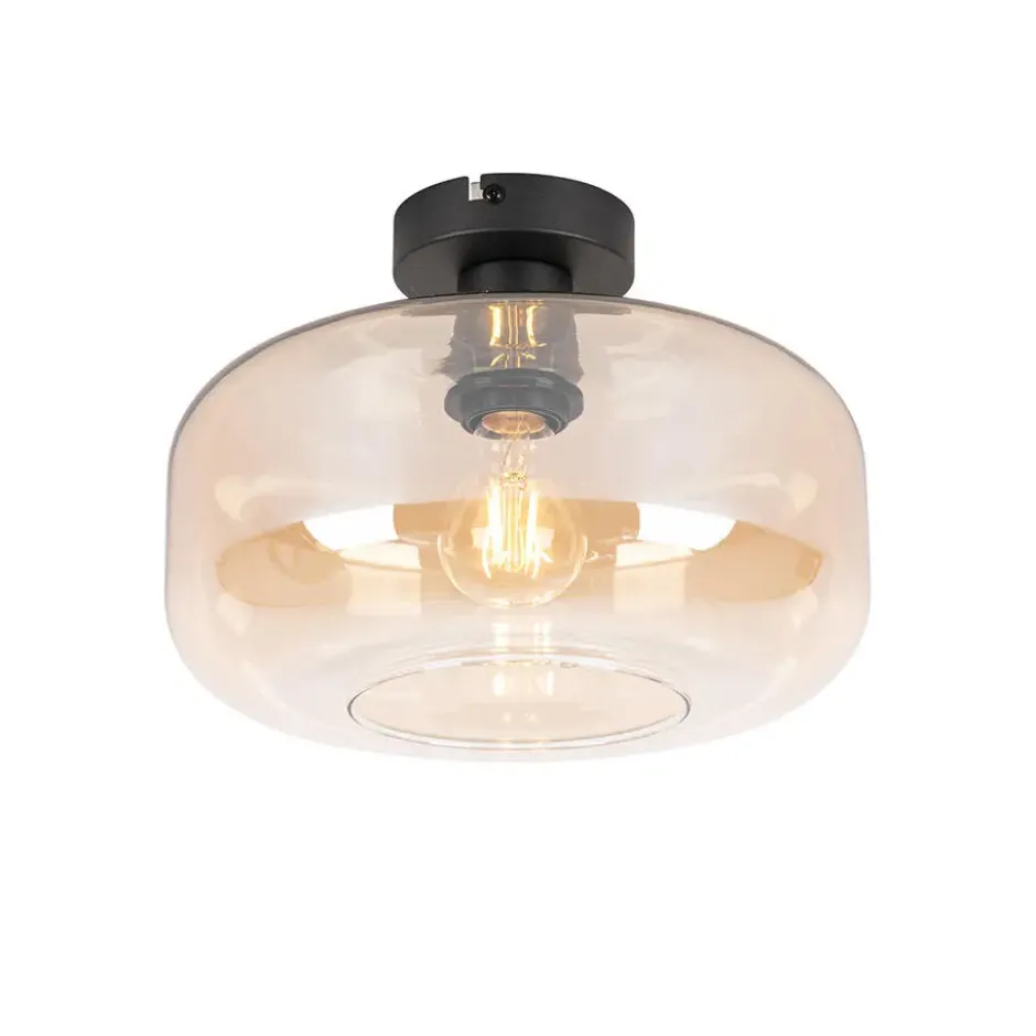 Qazqa plafondlamp bizle beige e27