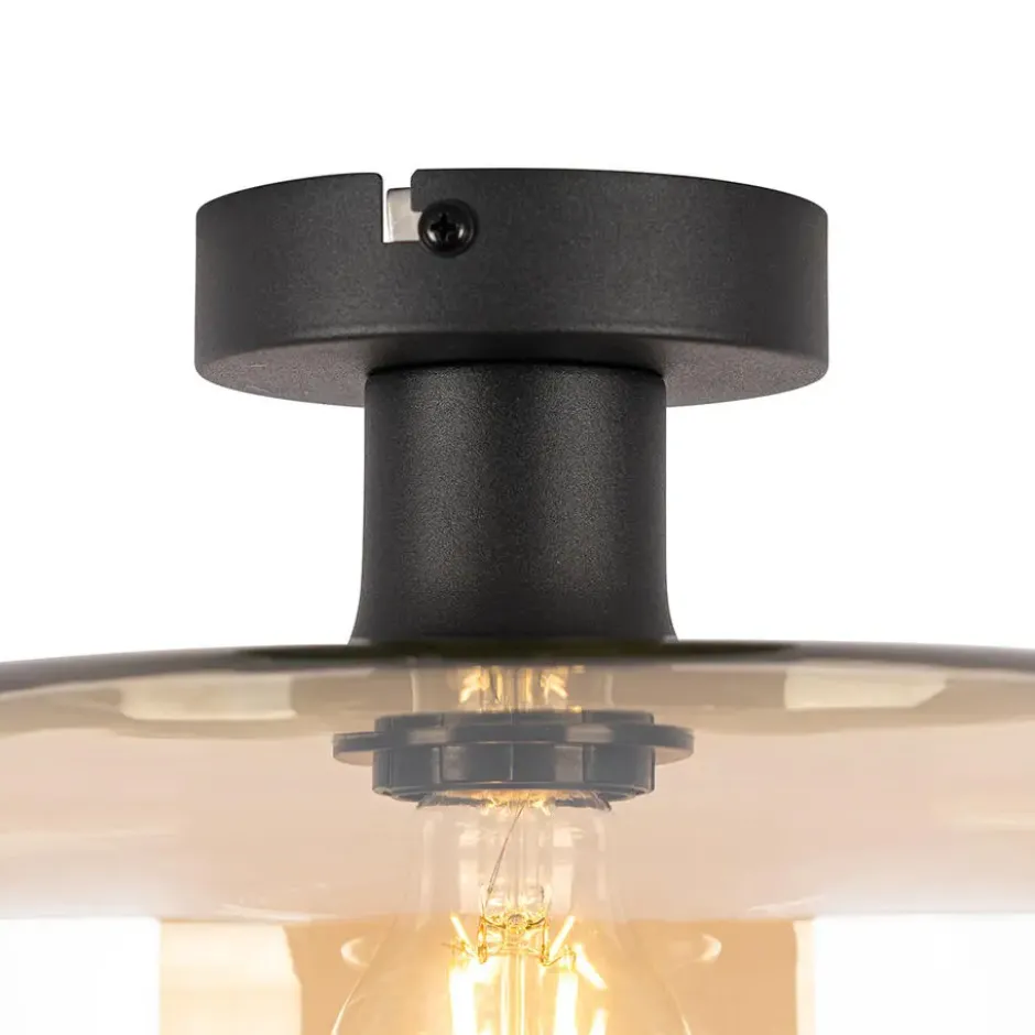 Qazqa plafondlamp bizle beige e27