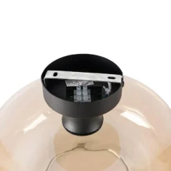 Qazqa plafondlamp bizle beige e27