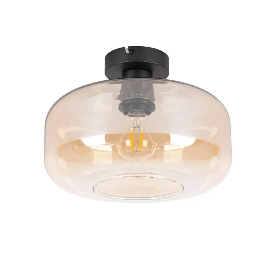 Qazqa plafondlamp bizle beige e27