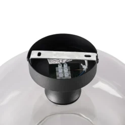 Qazqa plafondlamp bizle grijs e27