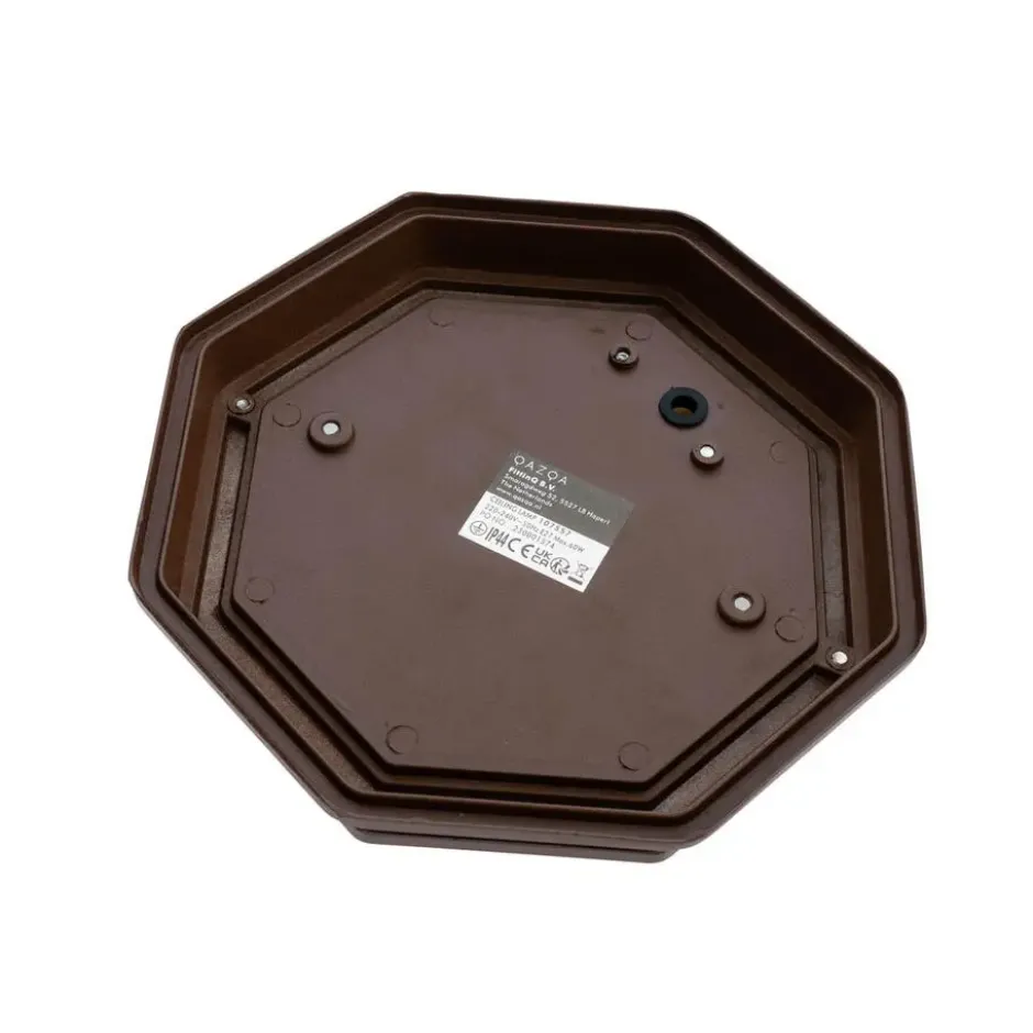 Qazqa plafondlamp bri bruin e27