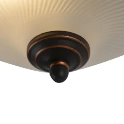 Qazqa plafondlamp classico bruin e27