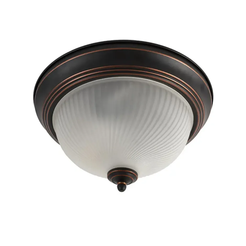 Qazqa plafondlamp classico bruin e27