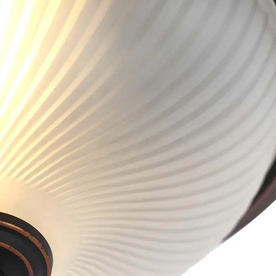 Qazqa plafondlamp classico bruin e27
