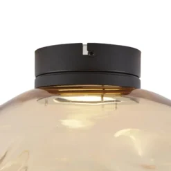 Qazqa plafondlamp gemma zwart gx53