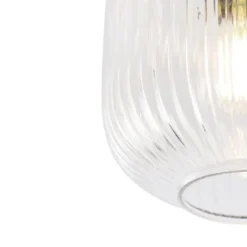 Qazqa plafondlamp karel goudkleurig e27