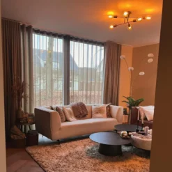 Qazqa plafondlamp met meerdere armen sydney goudkleurig e27