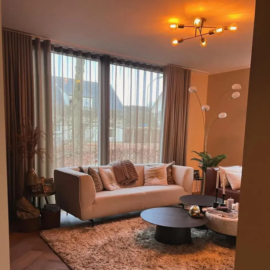 Qazqa plafondlamp met meerdere armen sydney goudkleurig e27