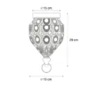 Qazqa plafondlamp mowgli goudkleurig e27