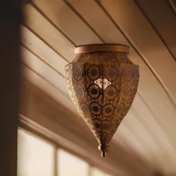Qazqa plafondlamp mowgli goudkleurig e27