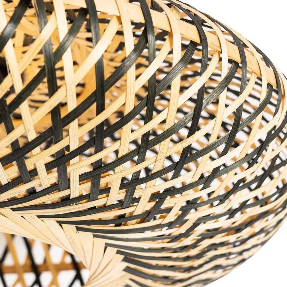 Qazqa plafondlamp ostrava zwart e27