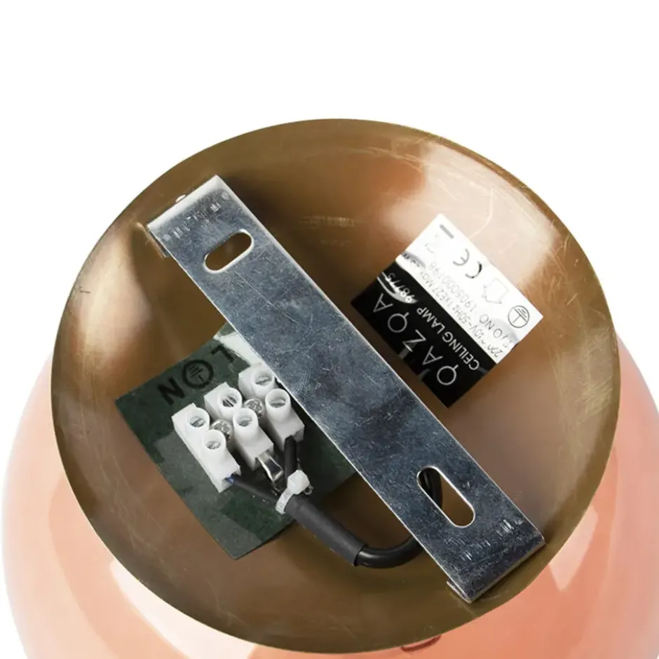 Qazqa plafondlamp pallon roze e27