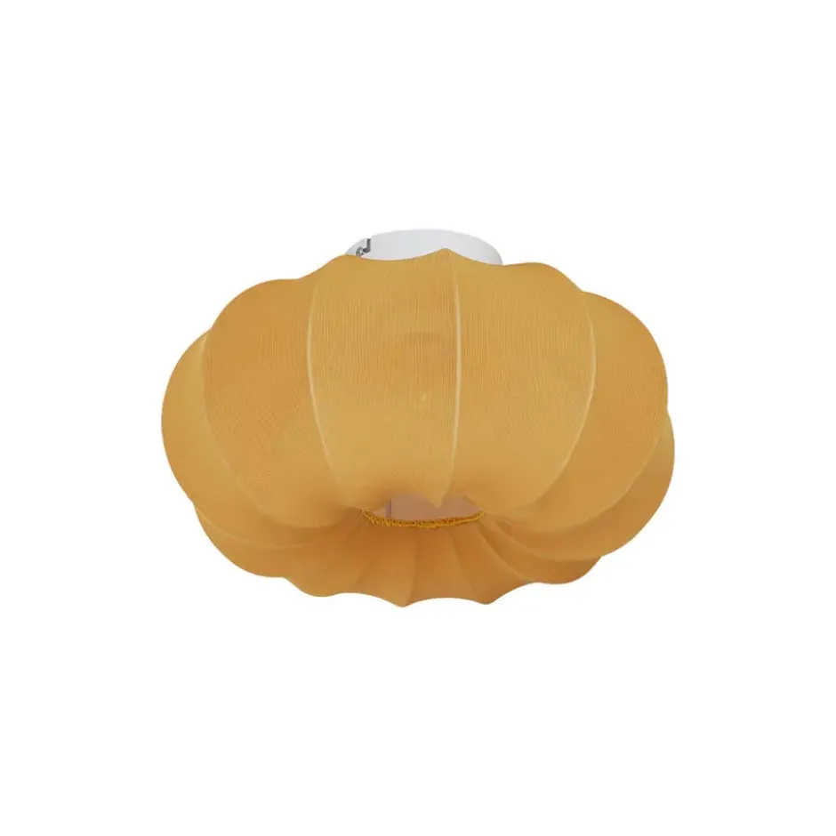 Qazqa plafondlamp plu ayesha goudkleurig e27