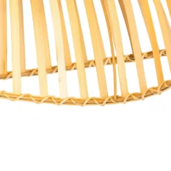 Qazqa plafondlamp pua beige e27