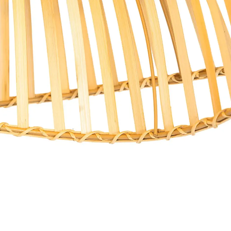 Qazqa plafondlamp pua beige e27