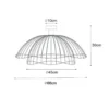 Qazqa plafondlamp pua bronskleurig e27