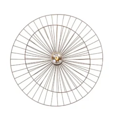 Qazqa plafondlamp pua bronskleurig e27