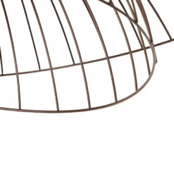Qazqa plafondlamp pua bronskleurig e27