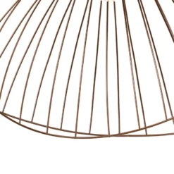 Qazqa plafondlamp pua bronskleurig e27
