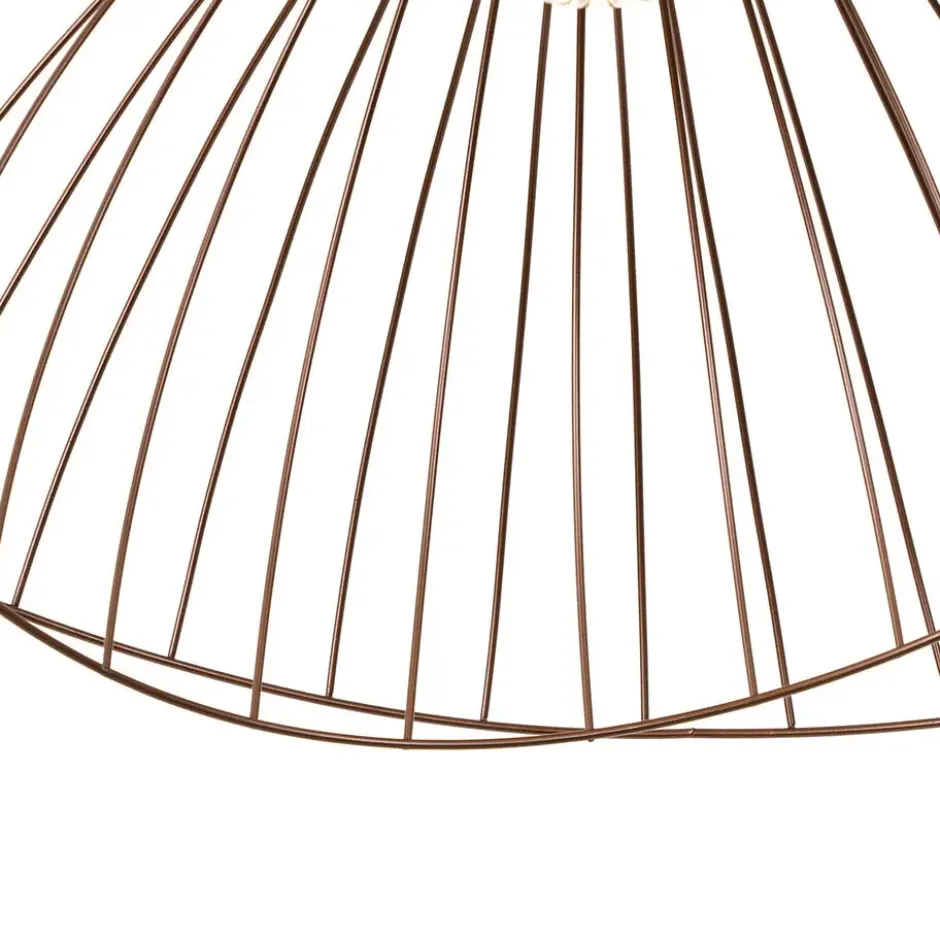 Qazqa plafondlamp pua bronskleurig e27