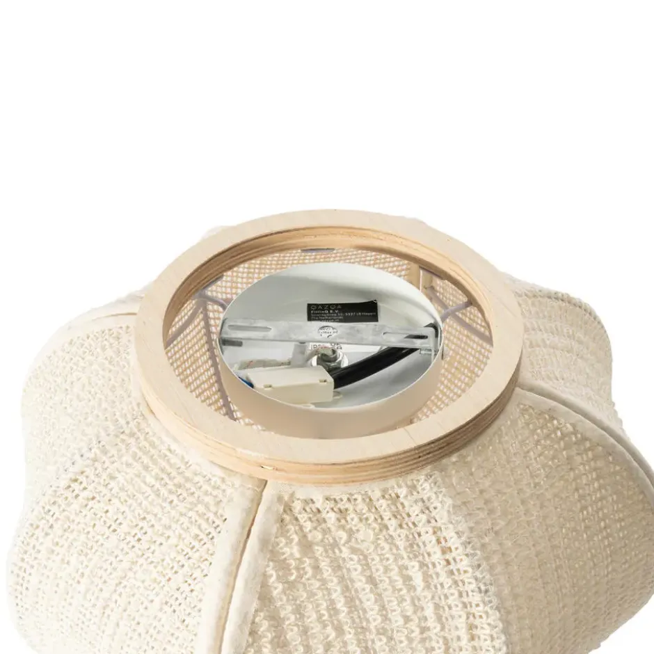 Qazqa plafondlamp rob beige e27
