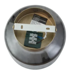 Qazqa plafondlamp stiklo goudkleurig e27