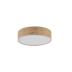 Qazqa plafondlamp trammy beige e27