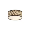 Qazqa plafondlamp tremmo beige e27