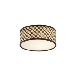 Qazqa plafondlamp tremmo beige e27