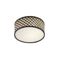 Qazqa plafondlamp tremmo beige e27