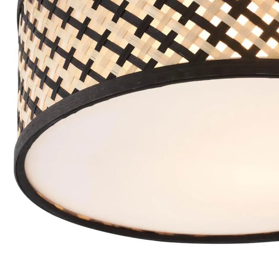 Qazqa plafondlamp tremmo beige e27