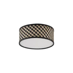 Qazqa plafondlamp tremmo beige e27