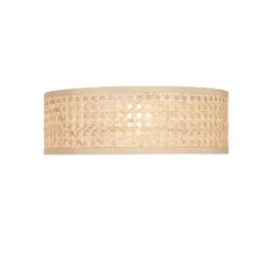 Qazqa plafondlamp tromma beige e27