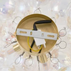 Qazqa plafondlamp uvas goudkleurig g9