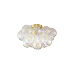 Qazqa plafondlamp uvas goudkleurig g9