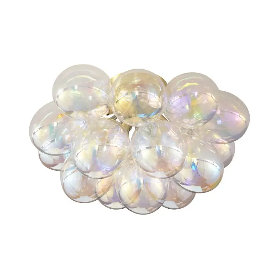 Qazqa plafondlamp uvas goudkleurig g9