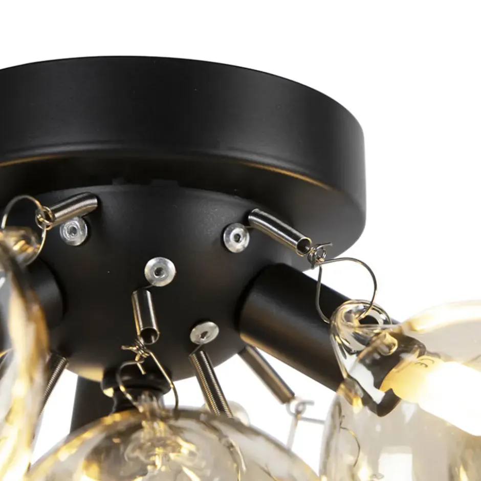 Qazqa plafondlamp uvas goudkleurig g9