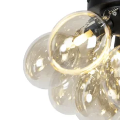 Qazqa plafondlamp uvas goudkleurig g9