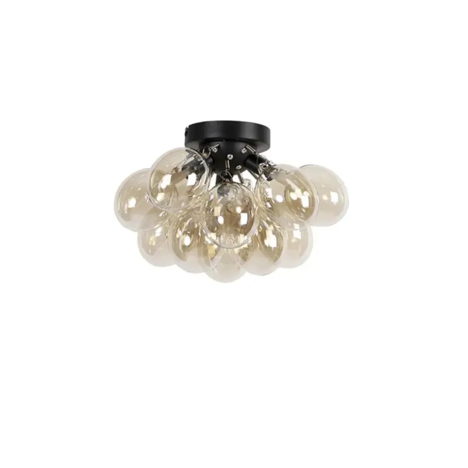 Qazqa plafondlamp uvas goudkleurig g9