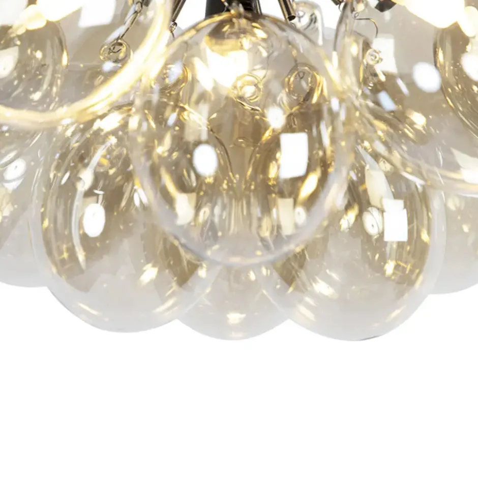 Qazqa plafondlamp uvas goudkleurig g9