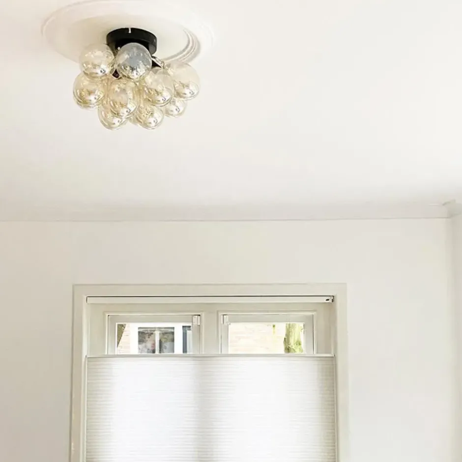 Qazqa plafondlamp uvas goudkleurig g9