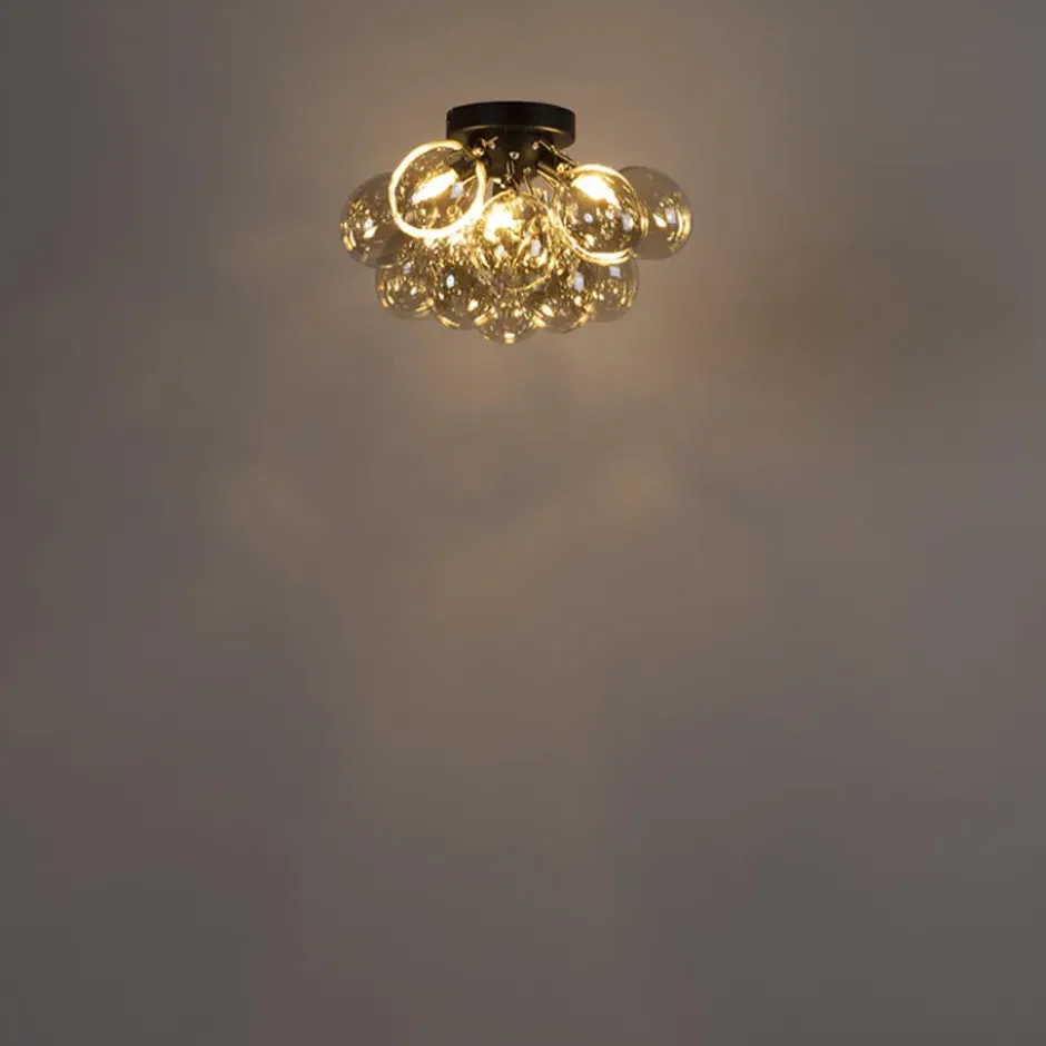 Qazqa plafondlamp uvas goudkleurig g9