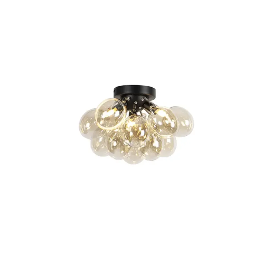 Qazqa plafondlamp uvas goudkleurig g9