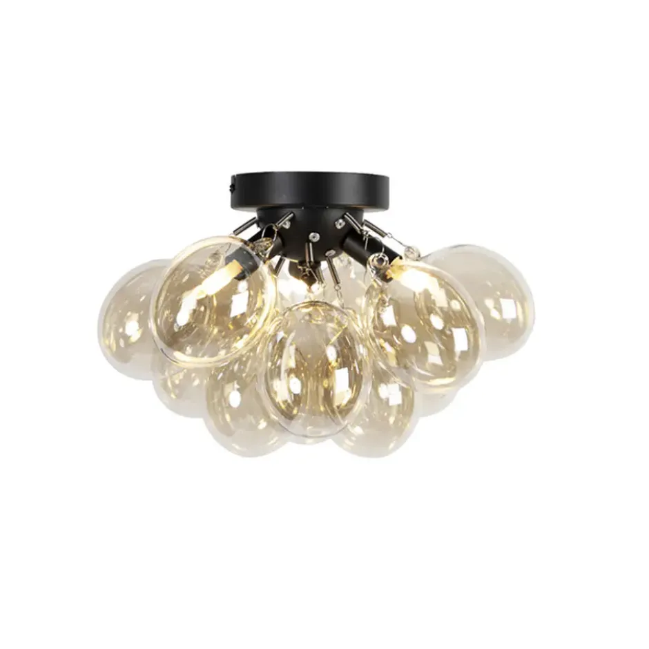 Qazqa plafondlamp uvas goudkleurig g9